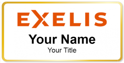 Custom name badges for Exelis