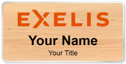 Custom name badges for Exelis