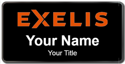 Custom name badges for Exelis