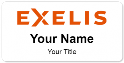 Custom name badges for Exelis