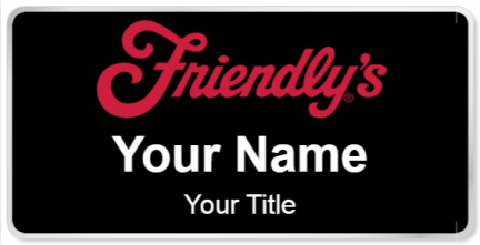 Custom name badges for Friendlys Restaurant