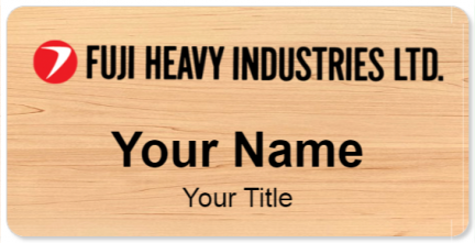 Custom name badges for Fuji Heavy Industries