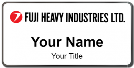 Custom name badges for Fuji Heavy Industries