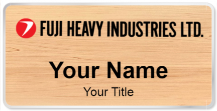 Custom name badges for Fuji Heavy Industries