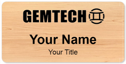 Custom name badges for Gemtech