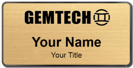 Custom name badges for Gemtech