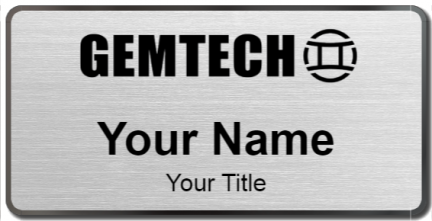 Custom name badges for Gemtech