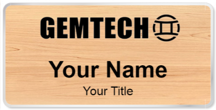 Custom name badges for Gemtech