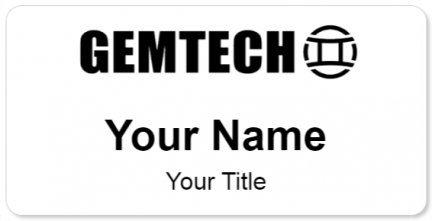 Custom name badges for Gemtech