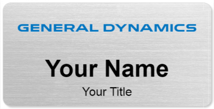 Custom name badges for General Dynamics