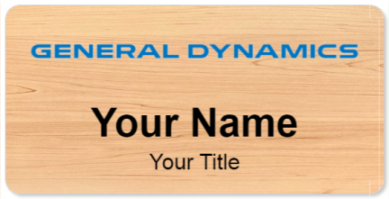Custom name badges for General Dynamics