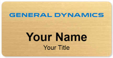 Custom name badges for General Dynamics