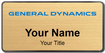 Custom name badges for General Dynamics
