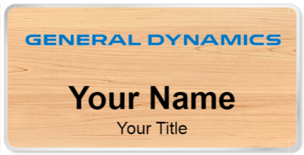 Custom name badges for General Dynamics