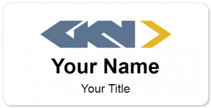 Custom name badges for GKN