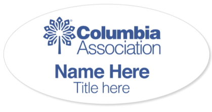 Columbia Association Name Badges