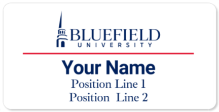 bluefielduniversity Name Badges