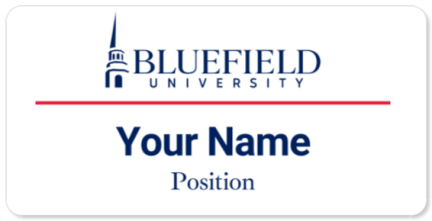 bluefielduniversity Name Badges