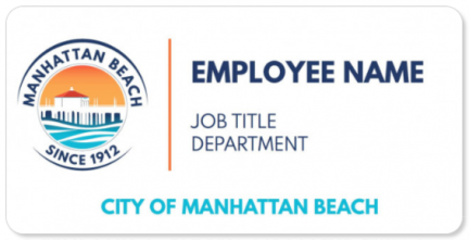 City of Manhattan Beach Name Badges