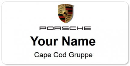 Porsche Name Badges