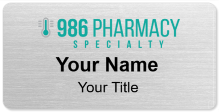 986Pharmacy Name Badges
