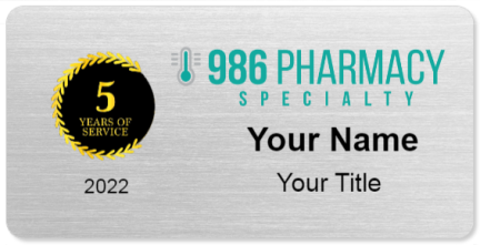 986Pharmacy Name Badges