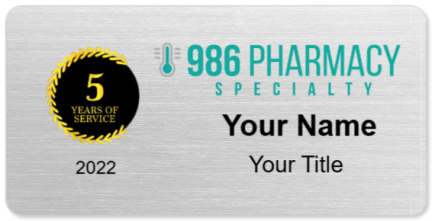 986Pharmacy Name Badges