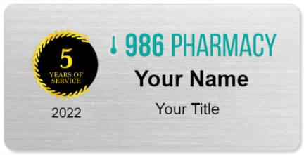 986Pharmacy Name Badges