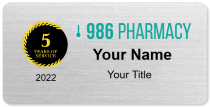 986Pharmacy Name Badges