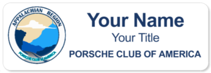 PCAAPPREGION Name Badge Design