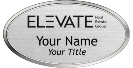 elevate Name Badge Design