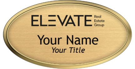 elevate Name Badge Design