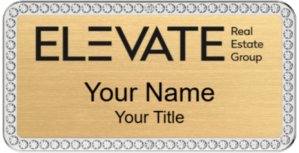elevate Name Badge Design