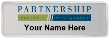 partnership Name Badge Design