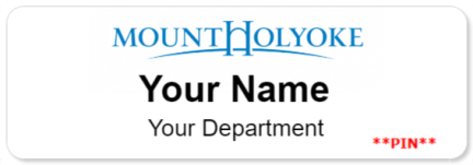 mountholyoke Name Badges