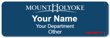 mountholyoke Name Badges