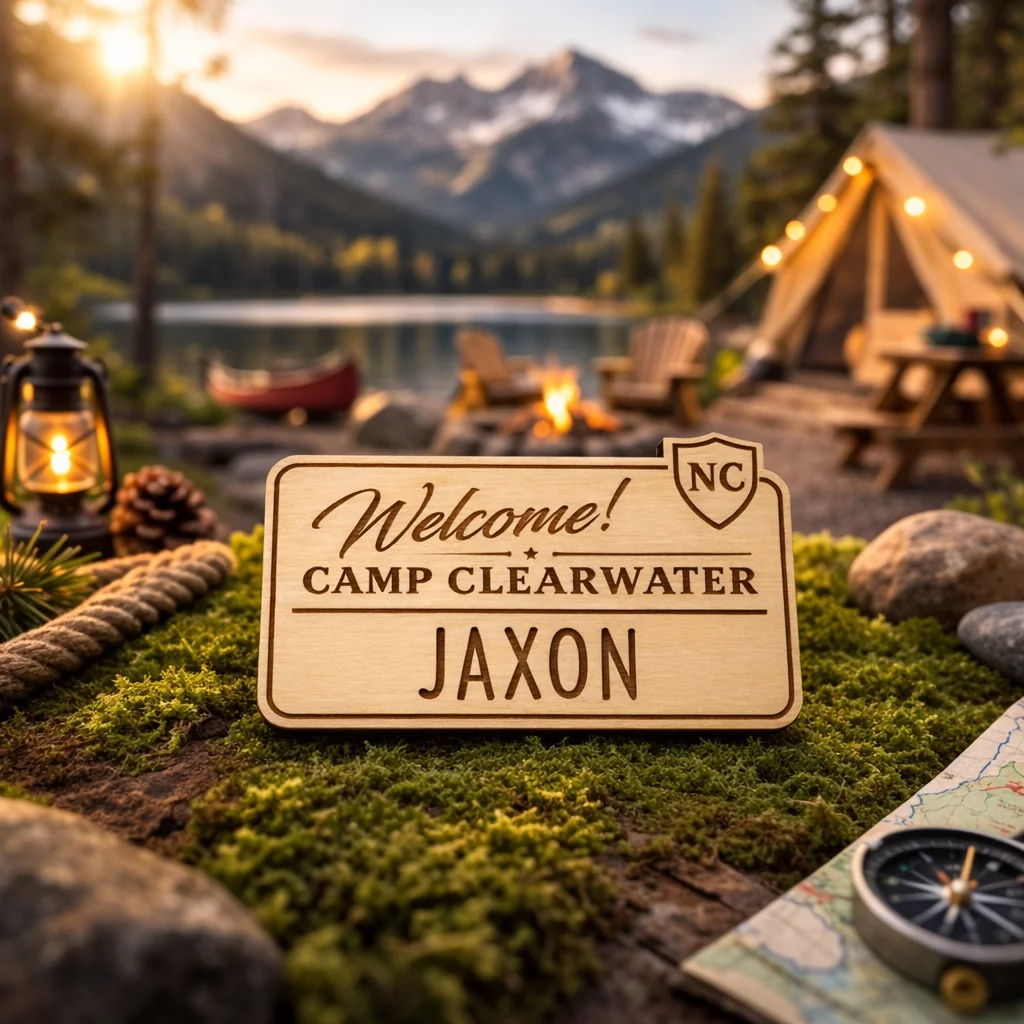Custom name badge example