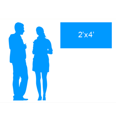 2'x4' Vinyl Banner with Grommets