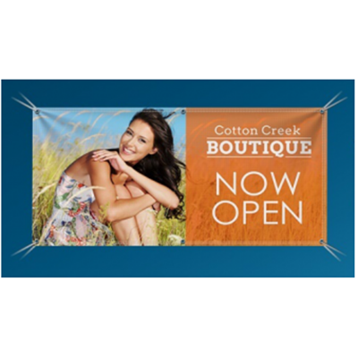 2'x4' Vinyl Banner with Grommets